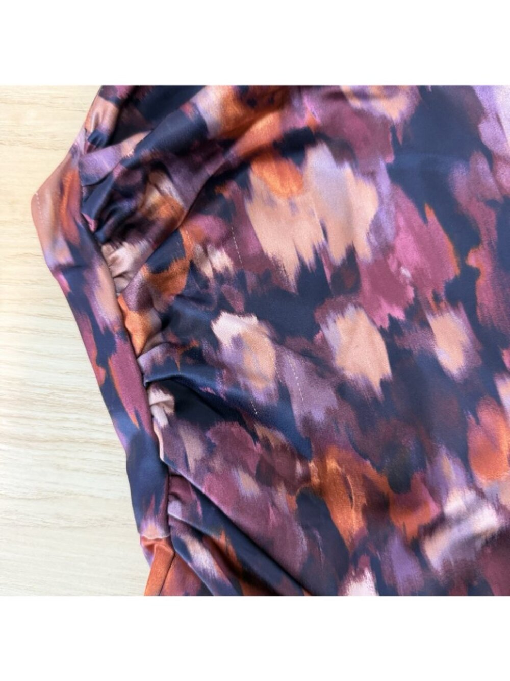 Jason Wu Satin Midi Dress Size XS Strappy Low Back Romantic Evening Floral Paint - Picture 9 of 15